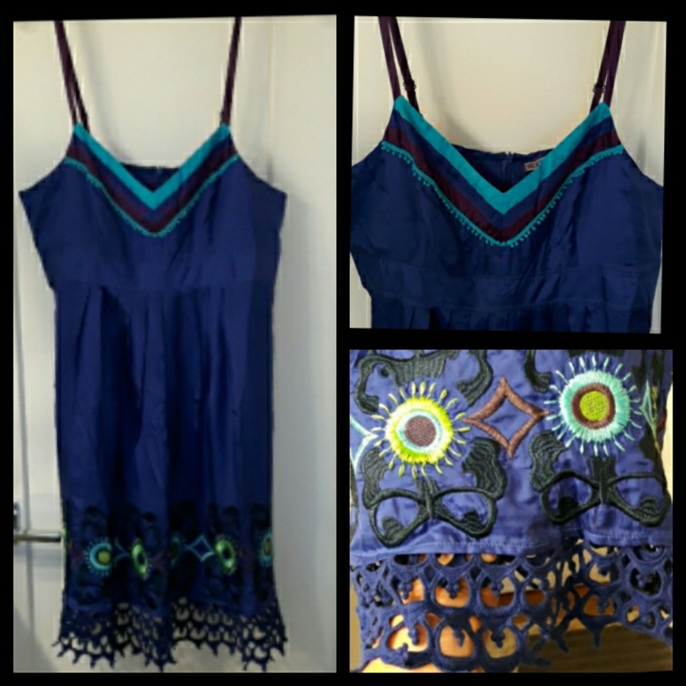 NWT 100% Silk dress large